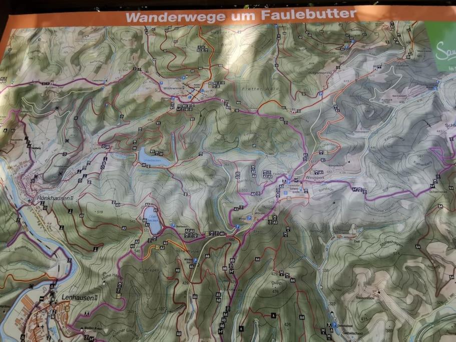 Auszeit, Erholung Mitten In Der Natur - Ferienhaus Im Sauerland In Faulebutter Finnentrop 외부 사진
